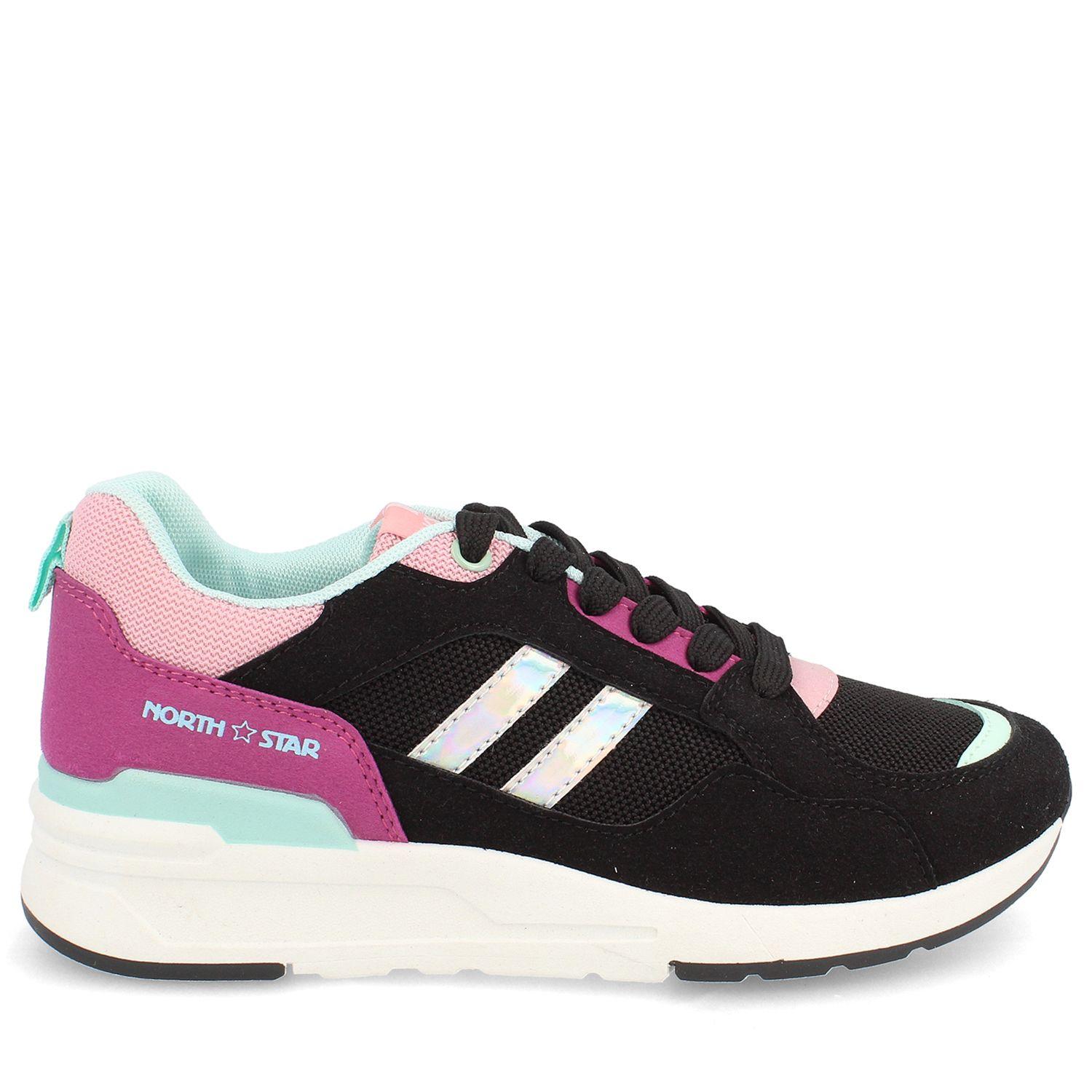 ZAPATILLA NORTH STAR MUJER SPOT NEGRO-1