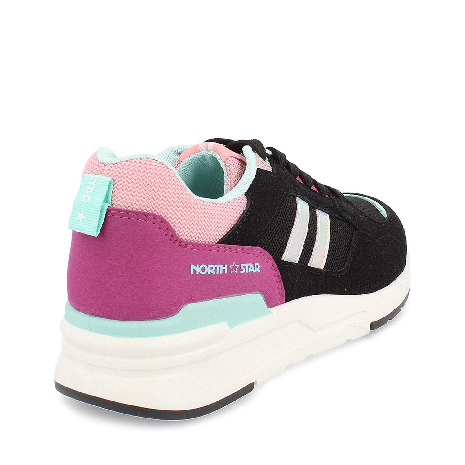 ZAPATILLA NORTH STAR MUJER SPOT NEGRO-2