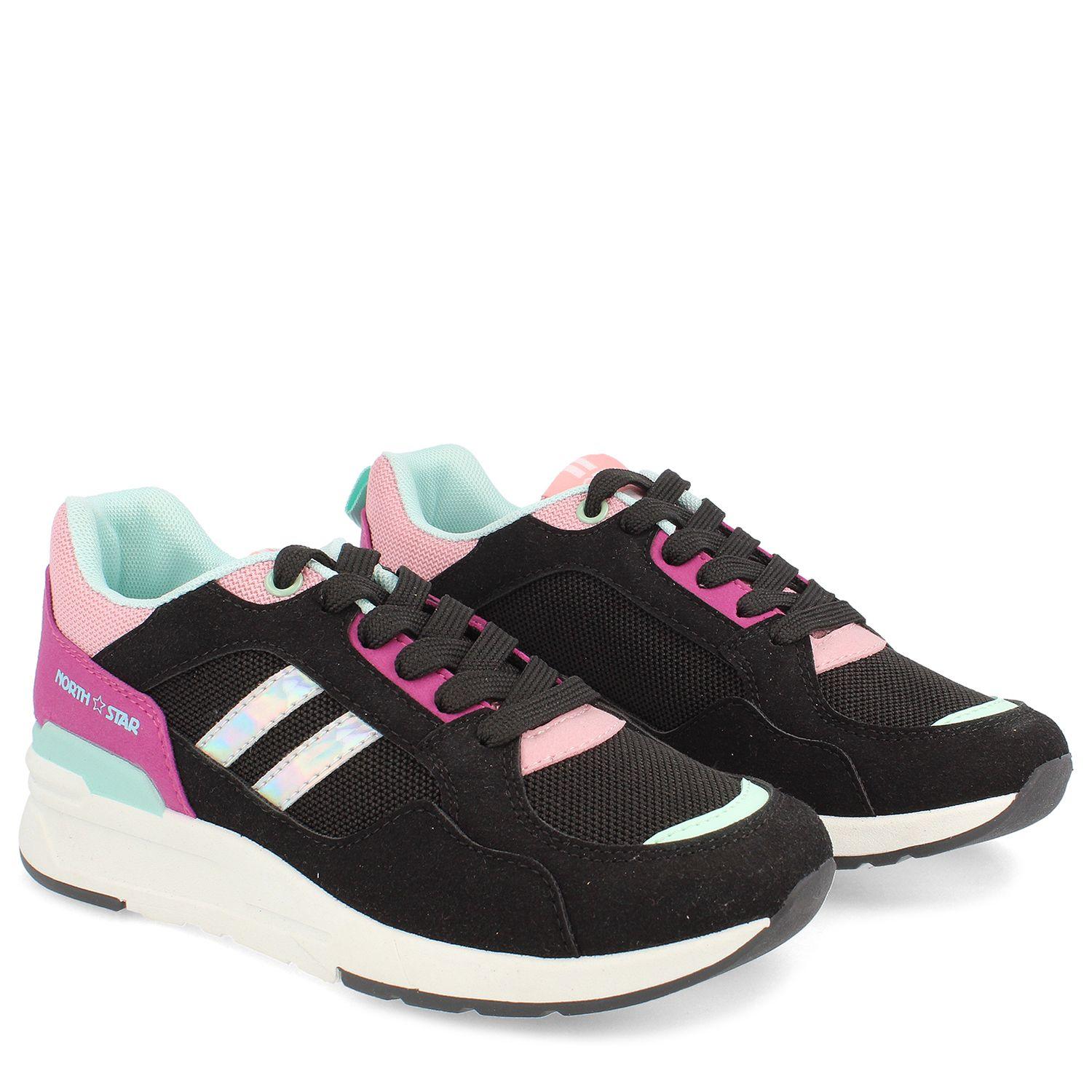 ZAPATILLA NORTH STAR MUJER SPOT NEGRO-3