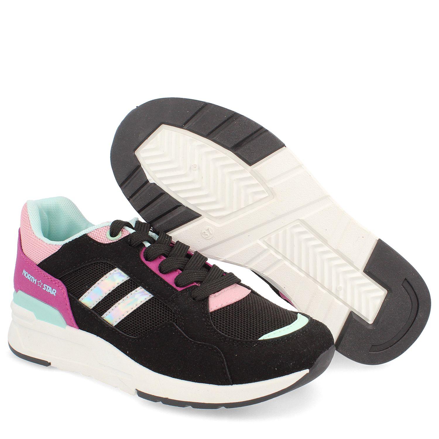 ZAPATILLA NORTH STAR MUJER SPOT NEGRO-4