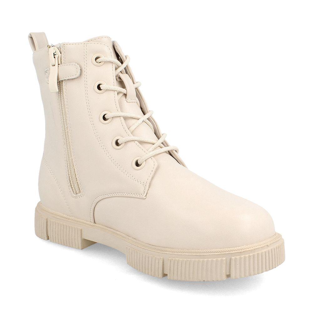 BOTIN NIÑA BUBBLEGUMMERS BALLARD CORDONES BLANCO 34-38-0