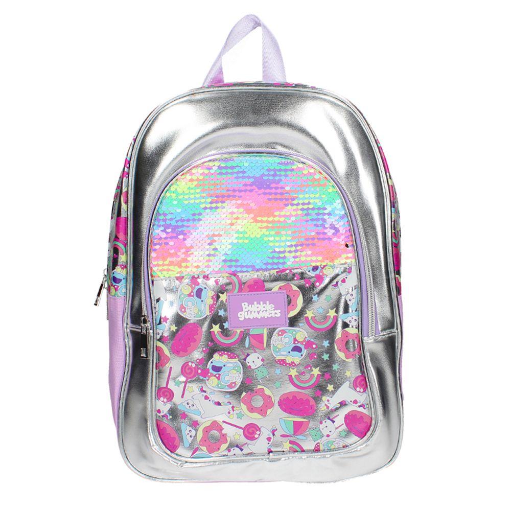 MOCHILA NIÑA BUBBLEGUMMERS PHYGITAL PLATEADO-0
