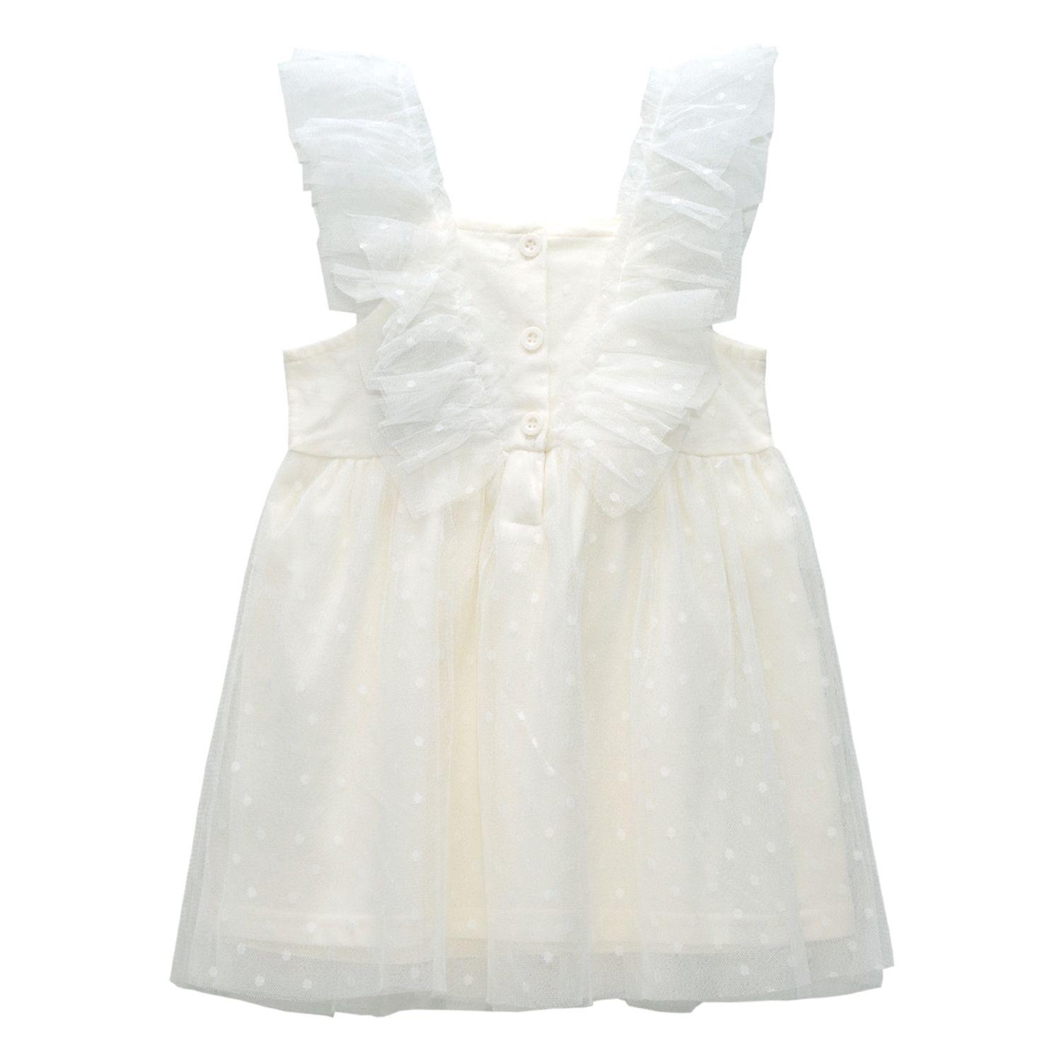 Vestido Niña Bubblegummers Laurina Crema Teens-1