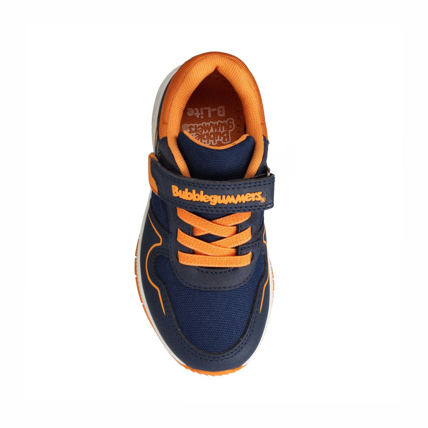Zapatilla Niño Bubblegummers Ocean Azul Marino - Naranjo-3