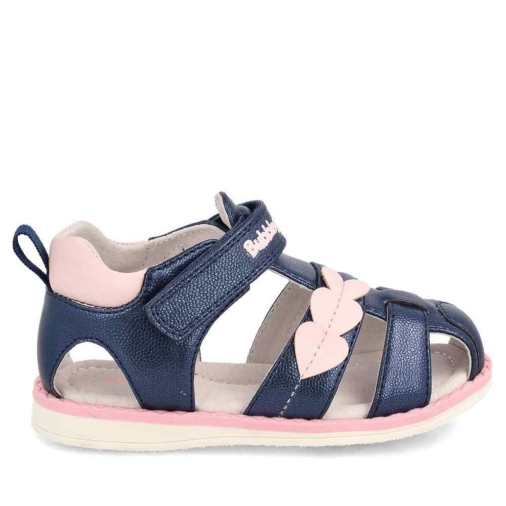 SANDALIA NIÑA BUBBLEGUMMERS KIMBERLY AZUL ROSADO 22-25-4