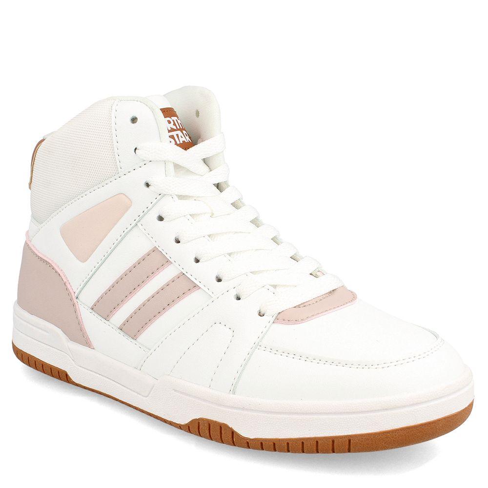 ZAPATILLA MUJER NORTH STAR HEM BLANCO ROSA-1