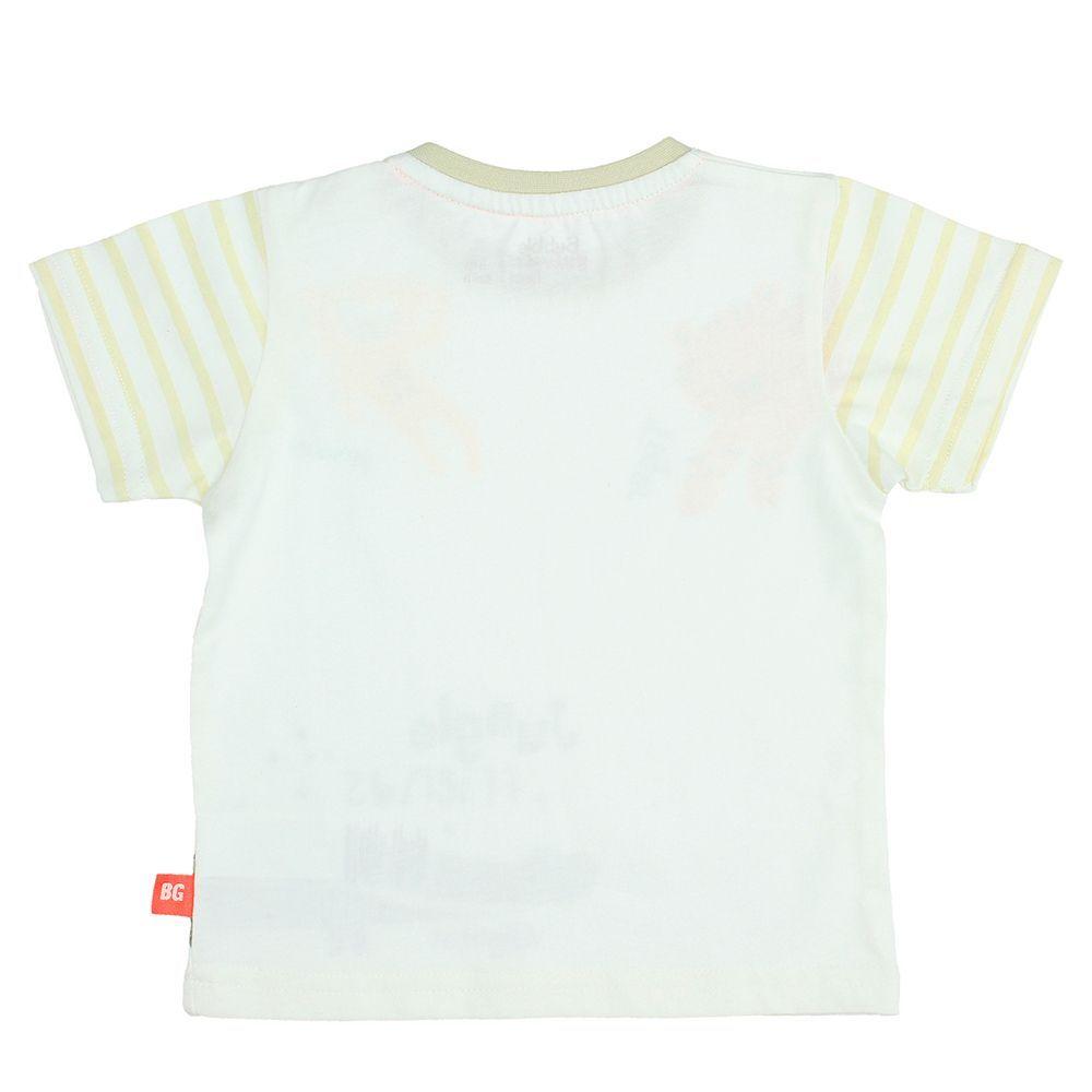 POLERA NIÑO BUBBLEGUMMERS ELEVATED NATURE BLANCO JUNGLA-1
