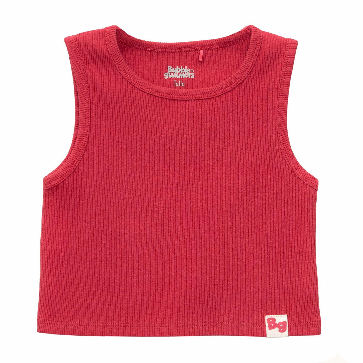 Polera Manga Corta Niña Bubblegummers Erica Carmin-0