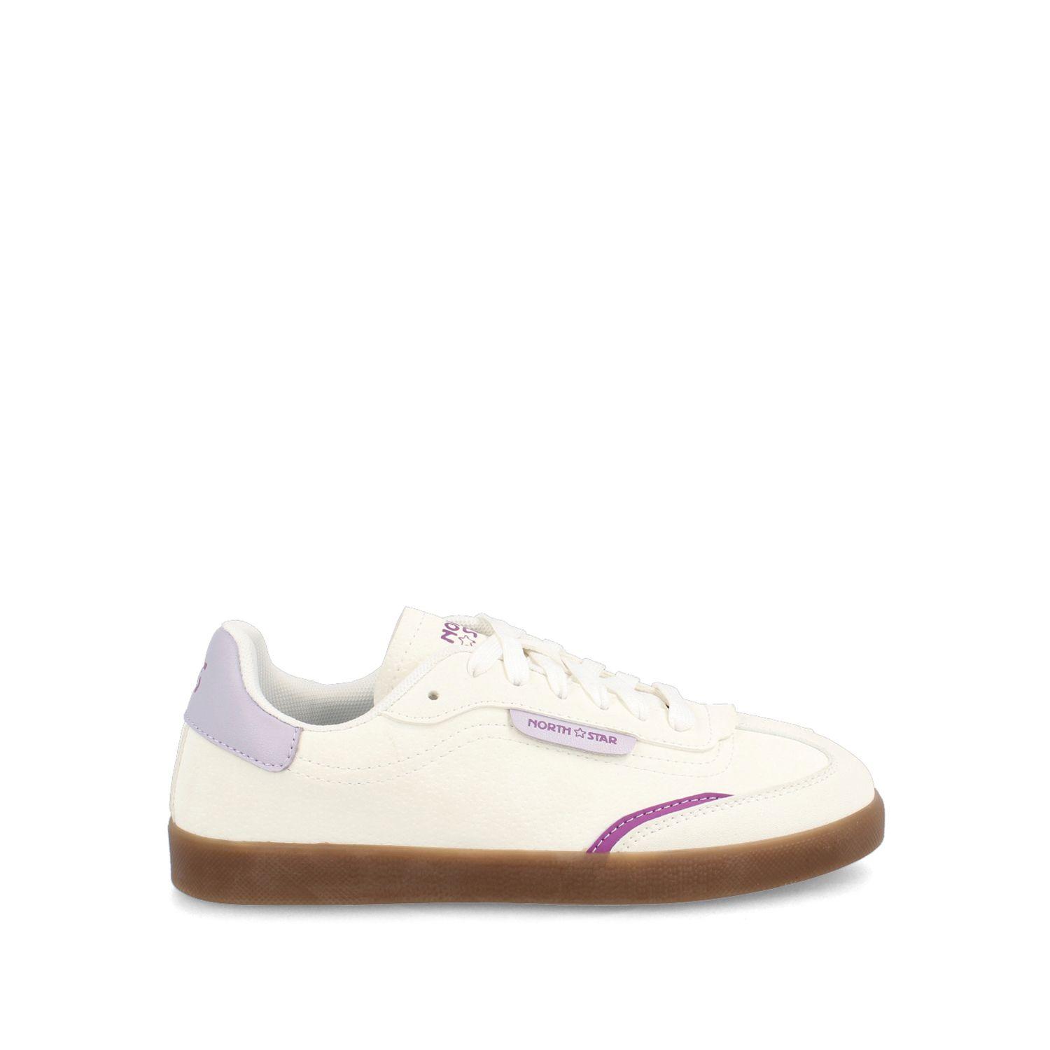 Zapatilla Niña North Star Striker Blanco-Lila-0