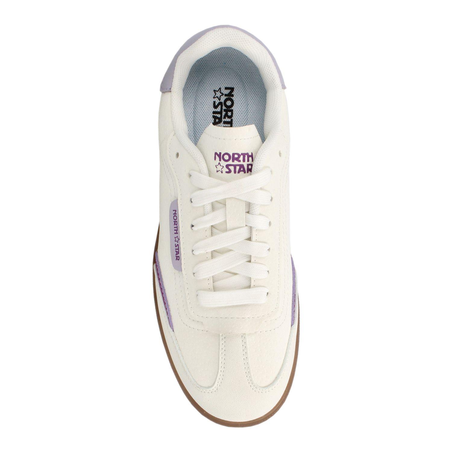 Zapatilla Niña North Star Striker Blanco-Lila-3
