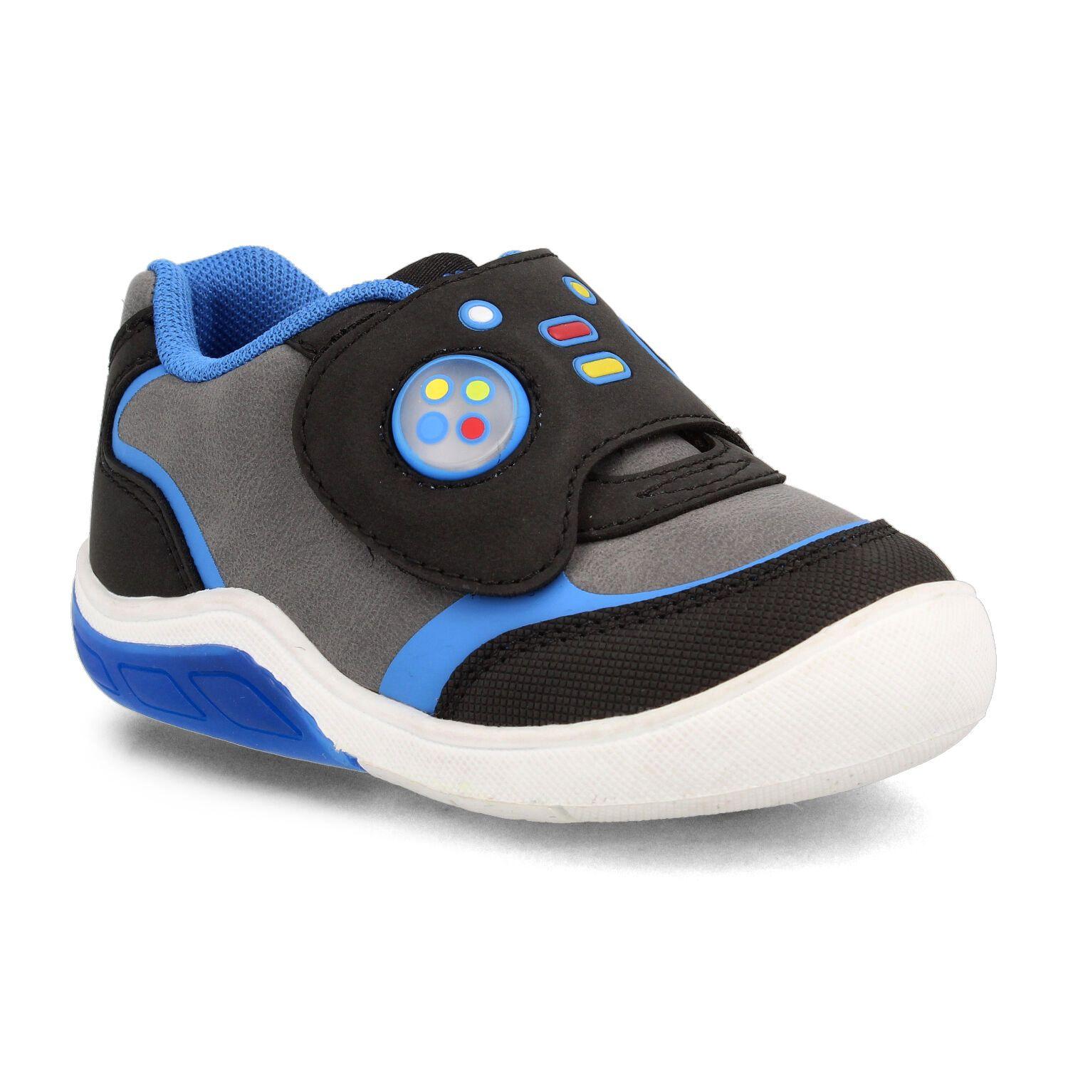 Zapatilla Niño Bubblegummers Tokio Azul - Gris-1
