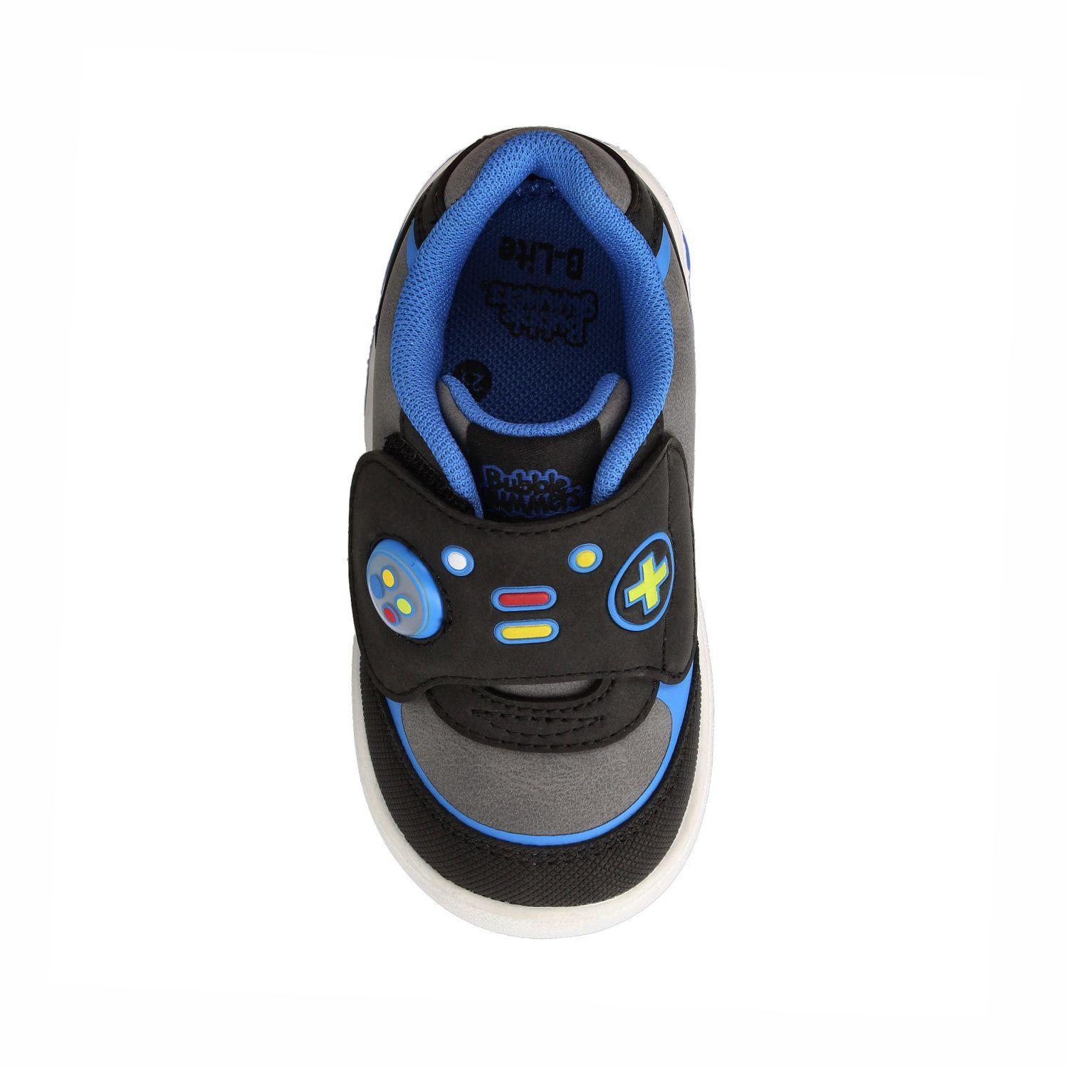 Zapatilla Niño Bubblegummers Tokio Azul - Gris-3