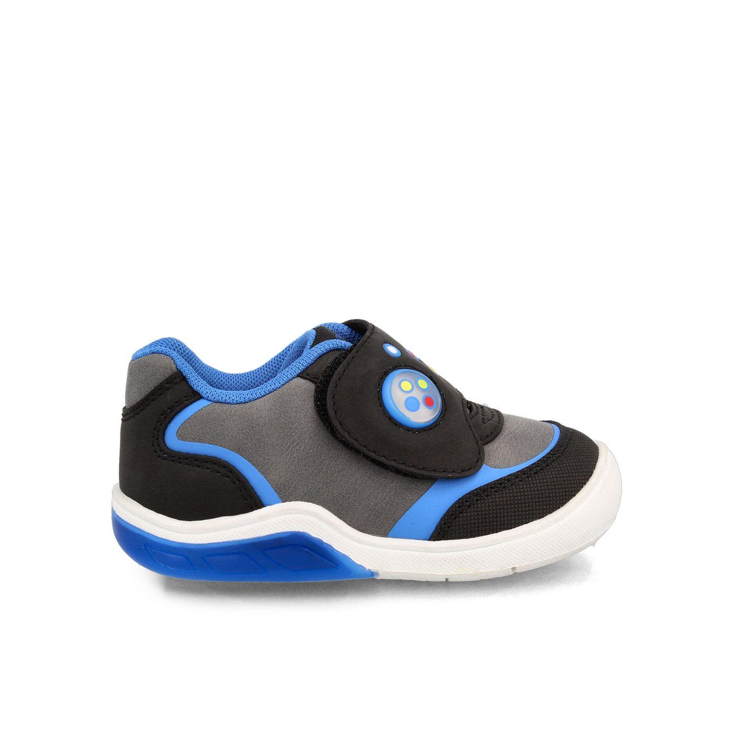 Zapatilla Niño Bubblegummers Tokio Azul - Gris-0
