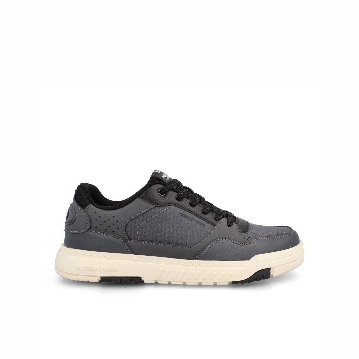 Zapatilla Hombre North Star Skater Wave Negro-Gris-0