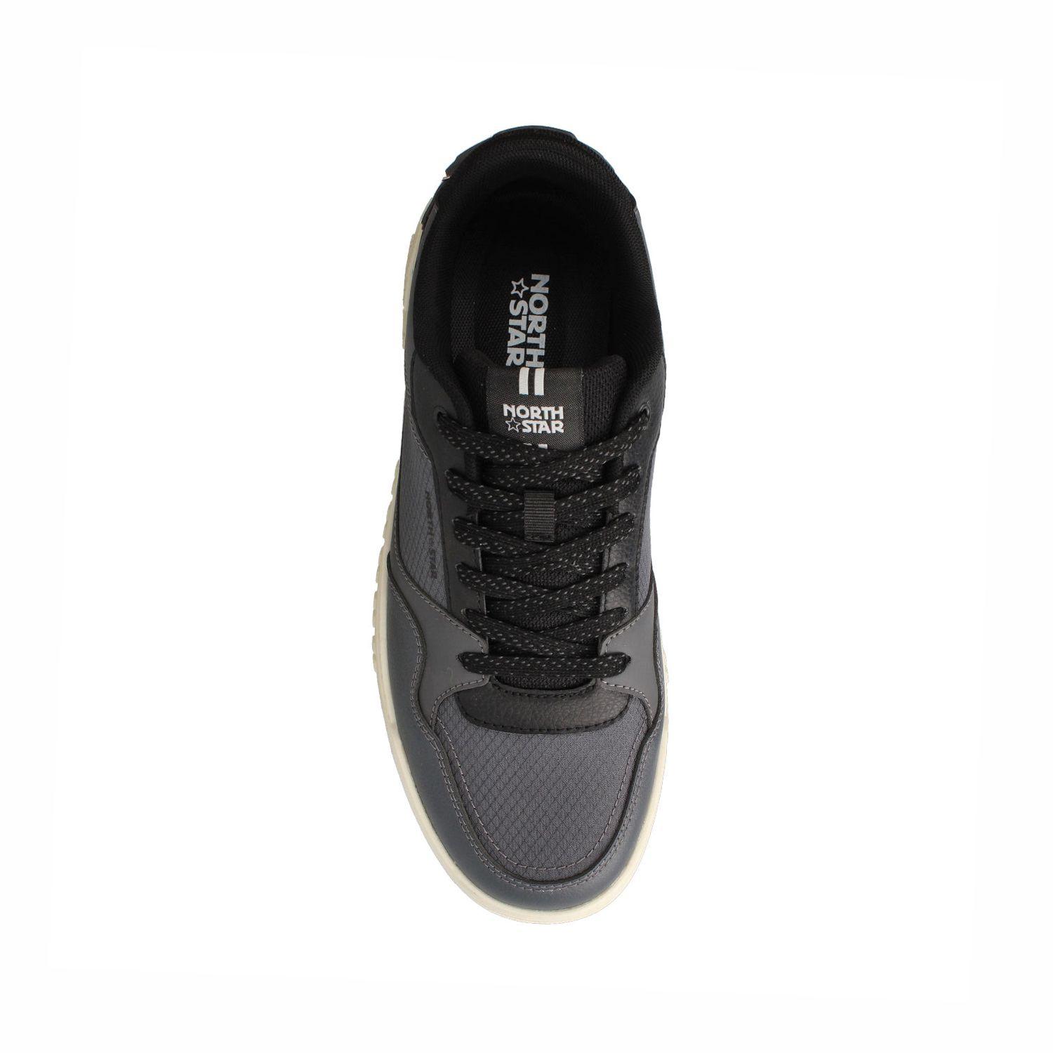 Zapatilla Hombre North Star Skater Wave Negro-Gris-3