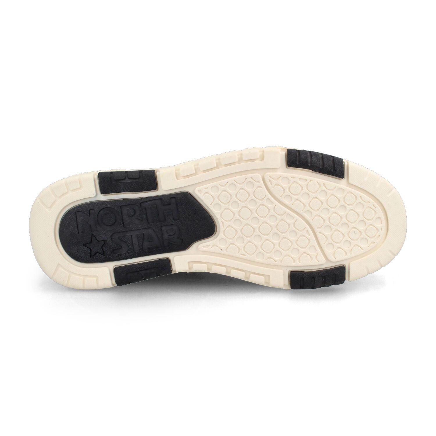 Zapatilla Hombre North Star Skater Wave Negro-Gris-4