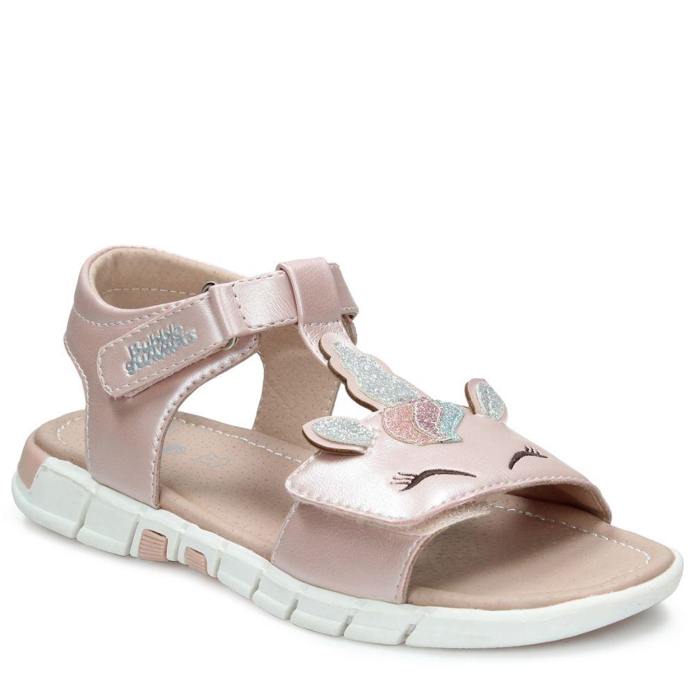 SANDALIA NIÑA BUBBLEGUMMERS UNICORN DORADO ROSADO 30-33-1
