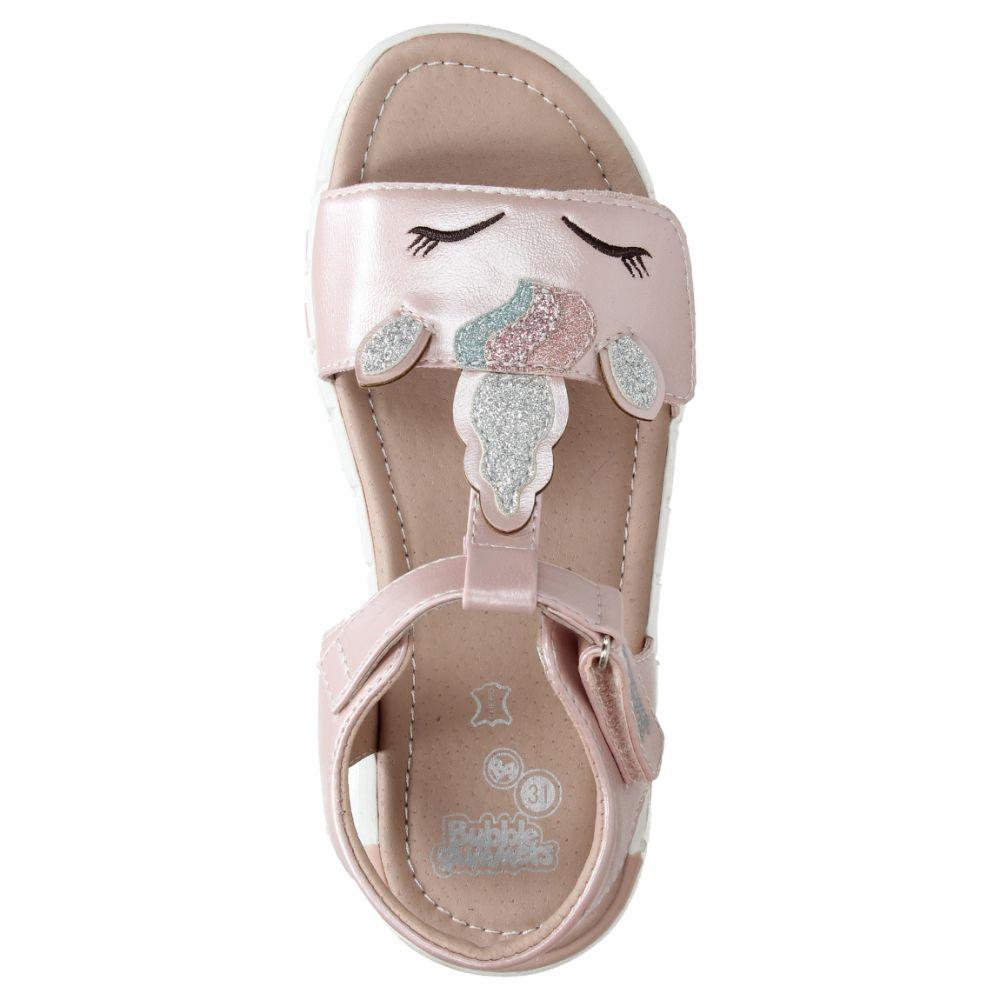 SANDALIA NIÑA BUBBLEGUMMERS UNICORN DORADO ROSADO 30-33-5
