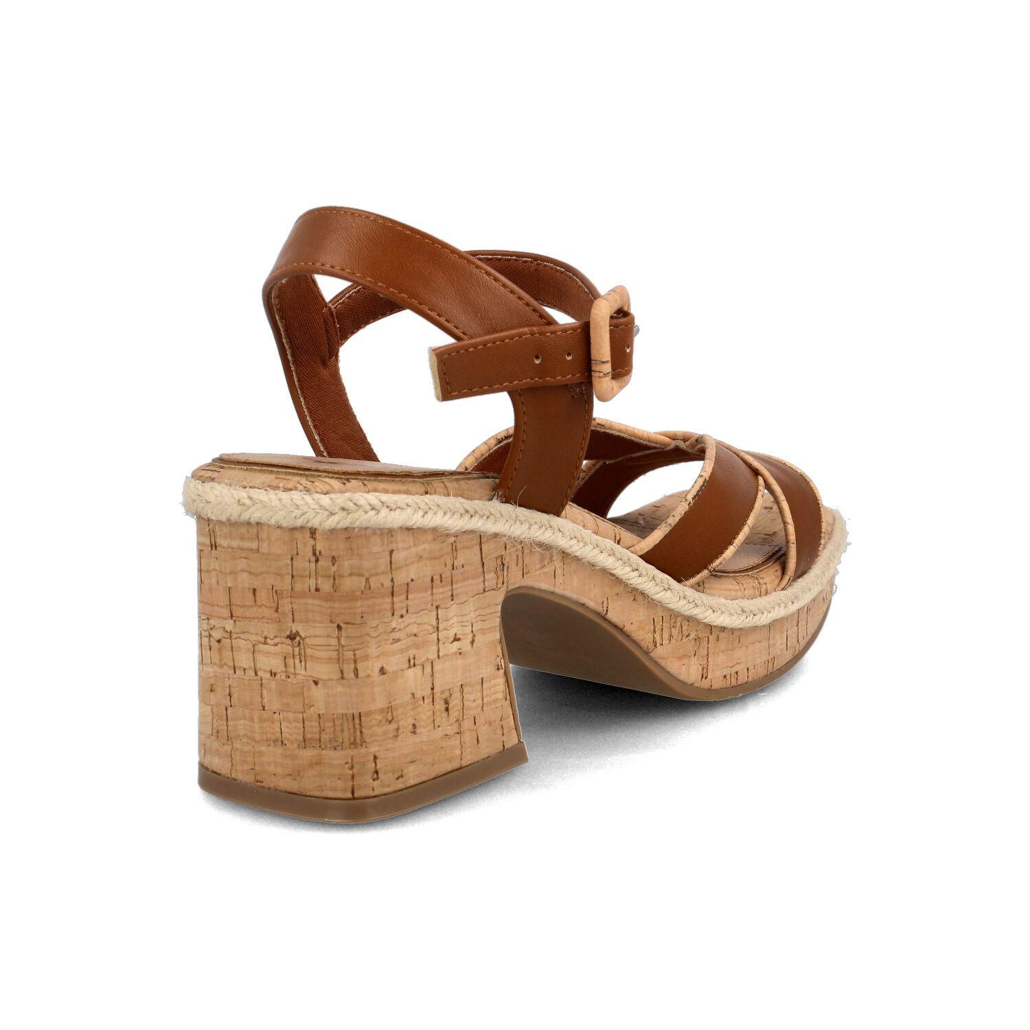 Sandalia Mujer Bata Fonk Camel-2