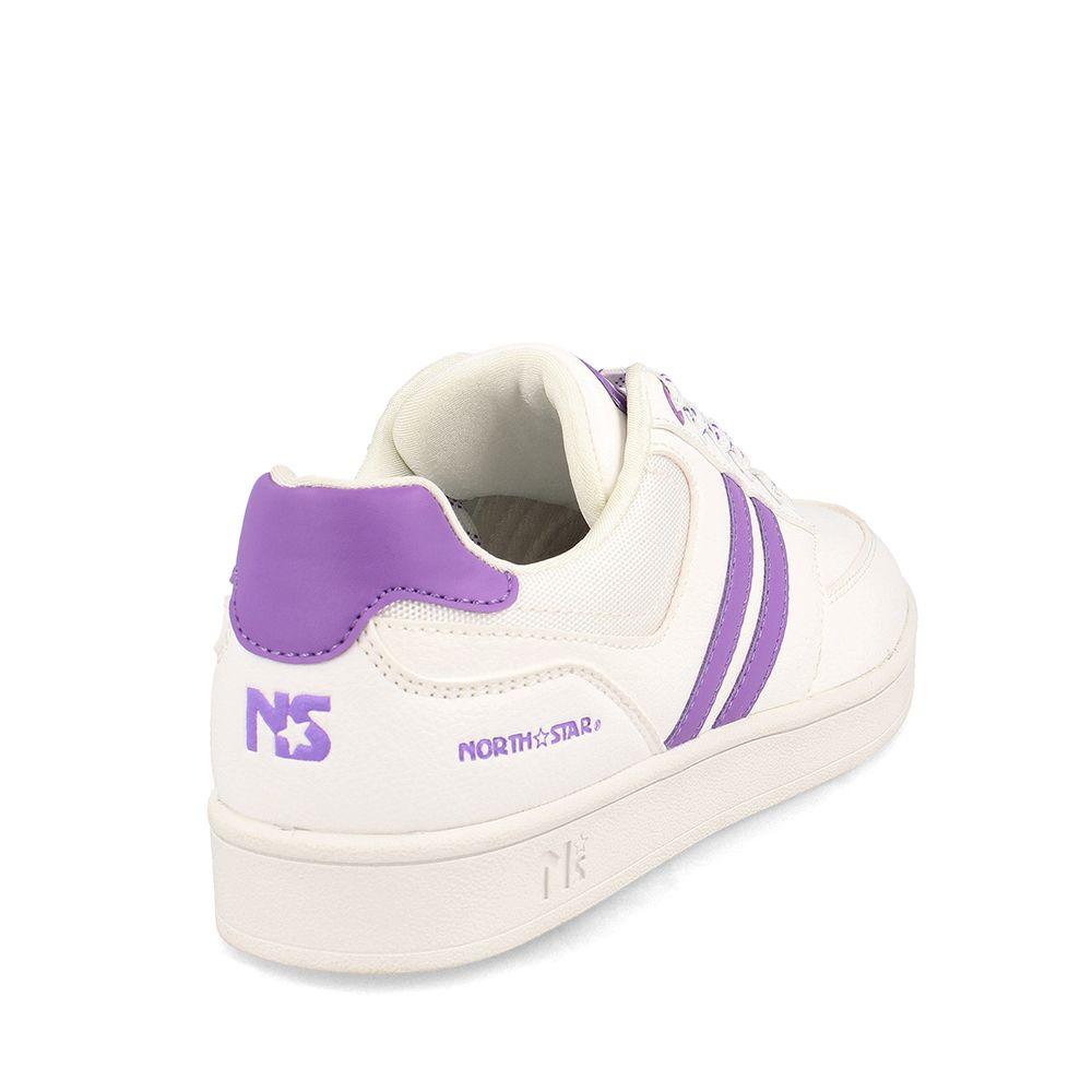 ZAPATILLA MUJER NORTH STAR COMPUS BLANCO LILA-3