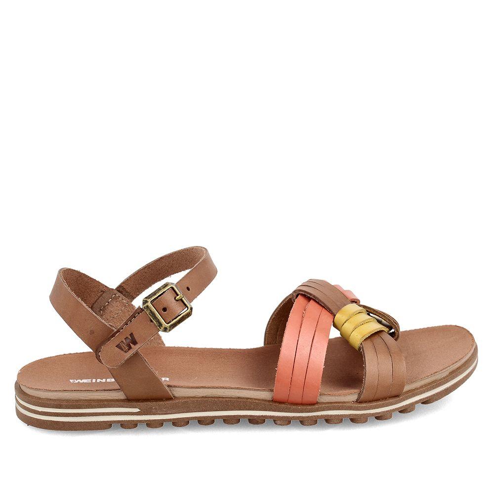 Sandalia Mujer Weinbrenner Manaos Café-0