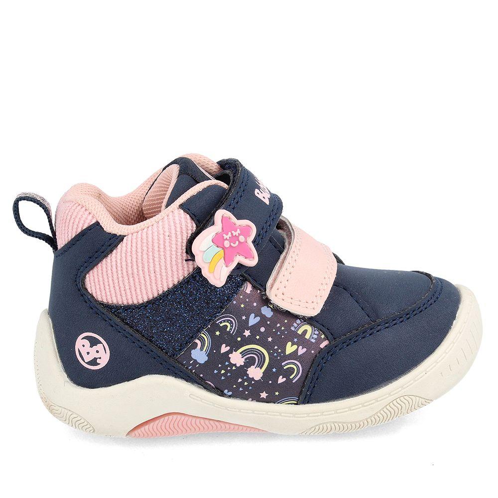 BOTÍN NIÑA BUBBLEGUMMERS SAM AZUL-ROSADO 22-25-0