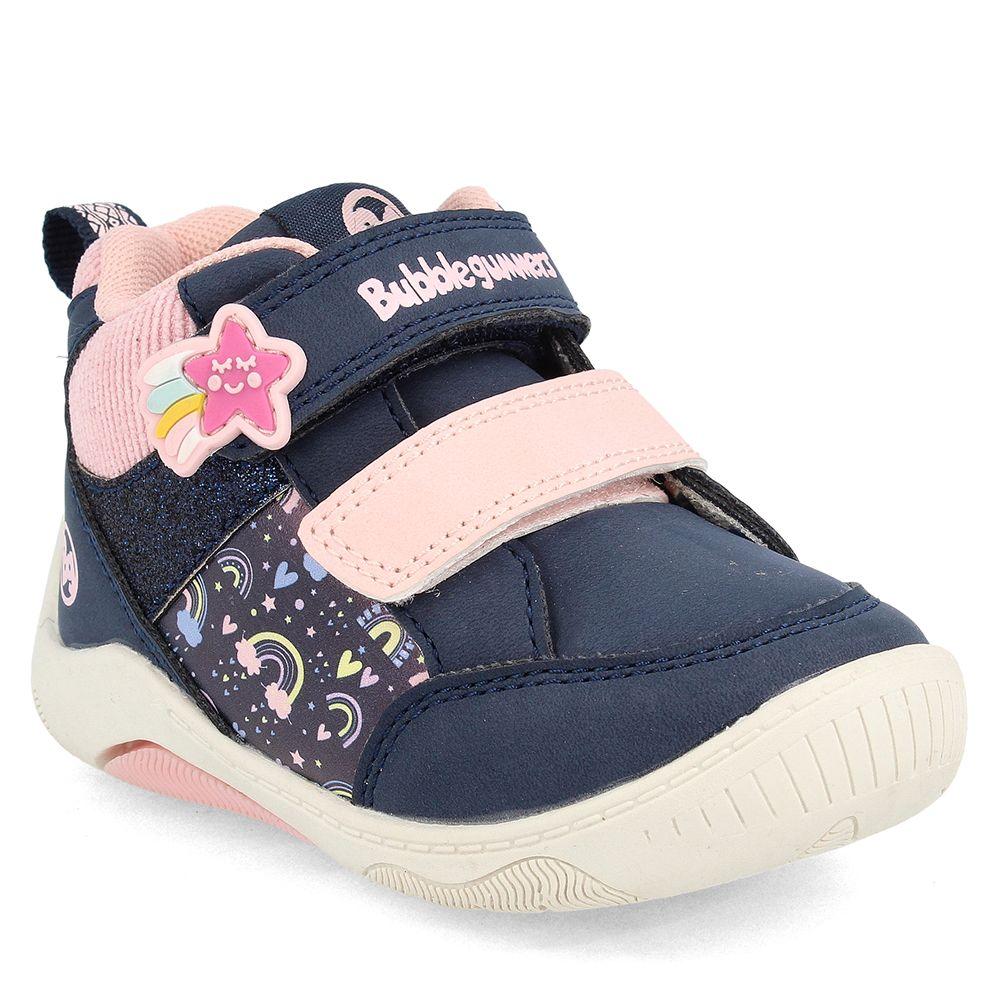BOTÍN NIÑA BUBBLEGUMMERS SAM AZUL-ROSADO 22-25-1