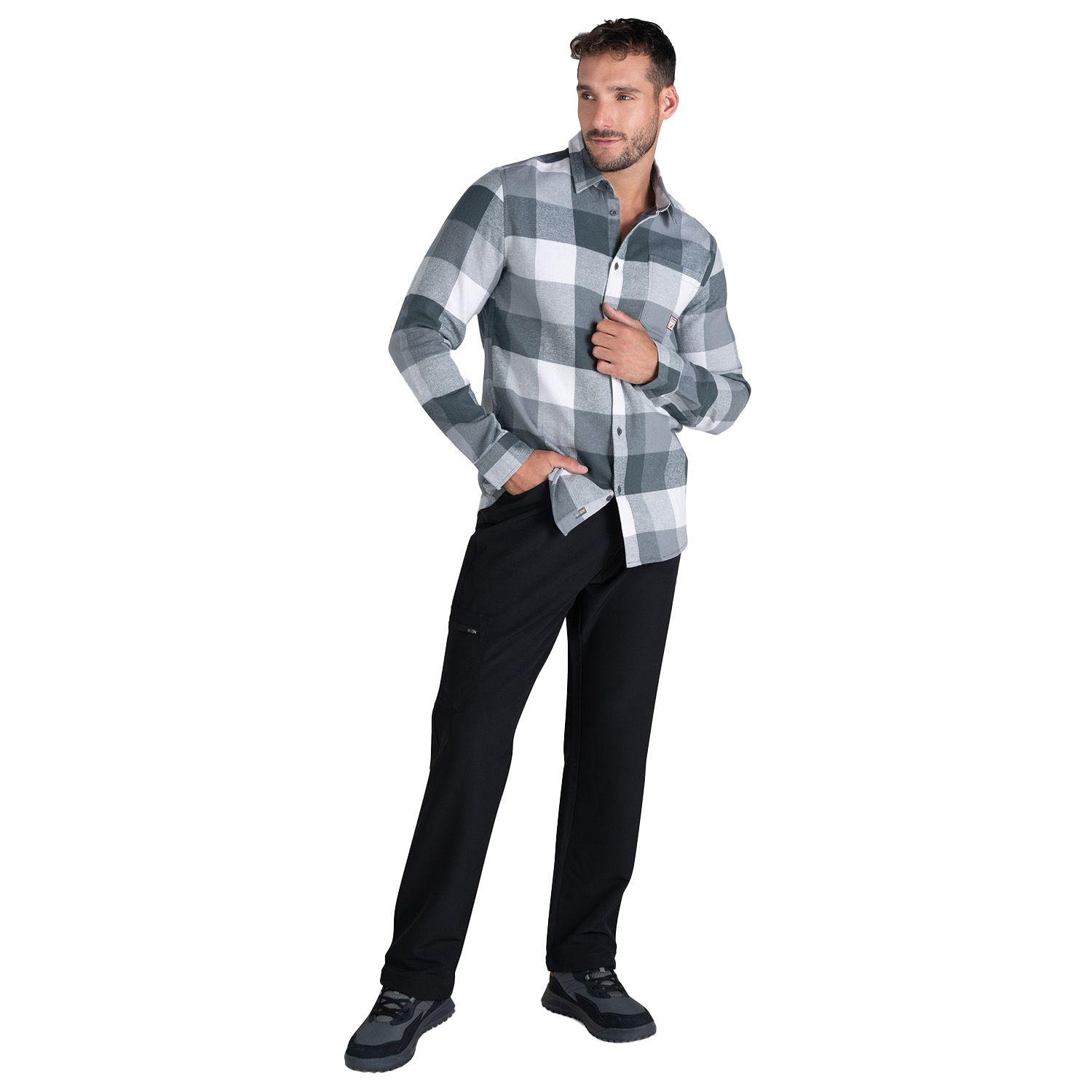 Camisa Hombre Weinbrenner Maloja Gris Oscuro-3