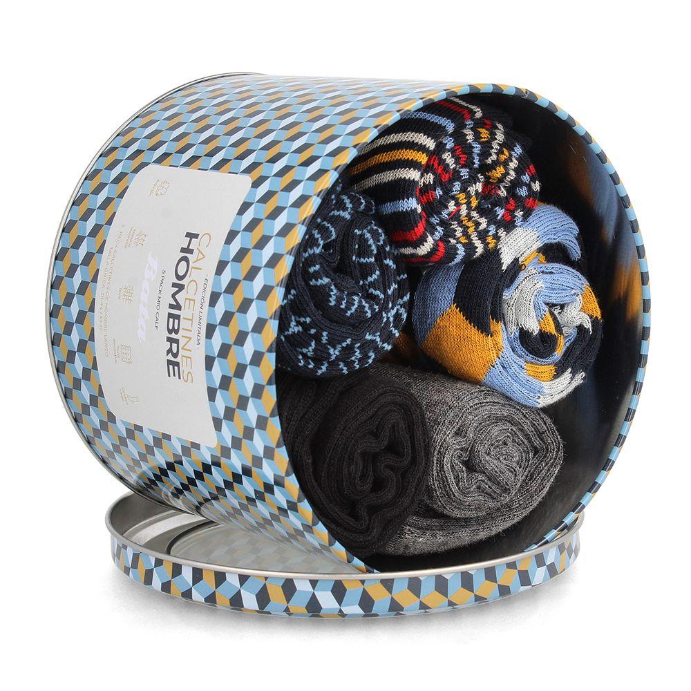 CALCETIN HOMBRE BATA TARRO 5 PACK MULTICOLOR-1