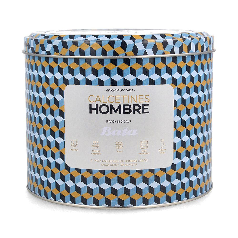 CALCETIN HOMBRE BATA TARRO 5 PACK MULTICOLOR-2