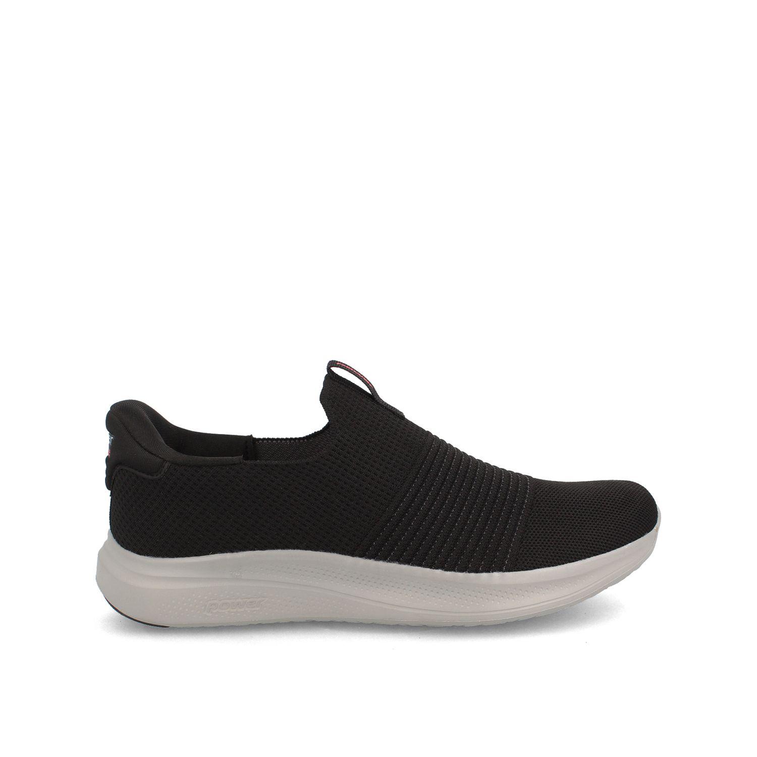 Zapatilla Hombre Power N-Walk Akari Easyslide Negro-Blanco-0