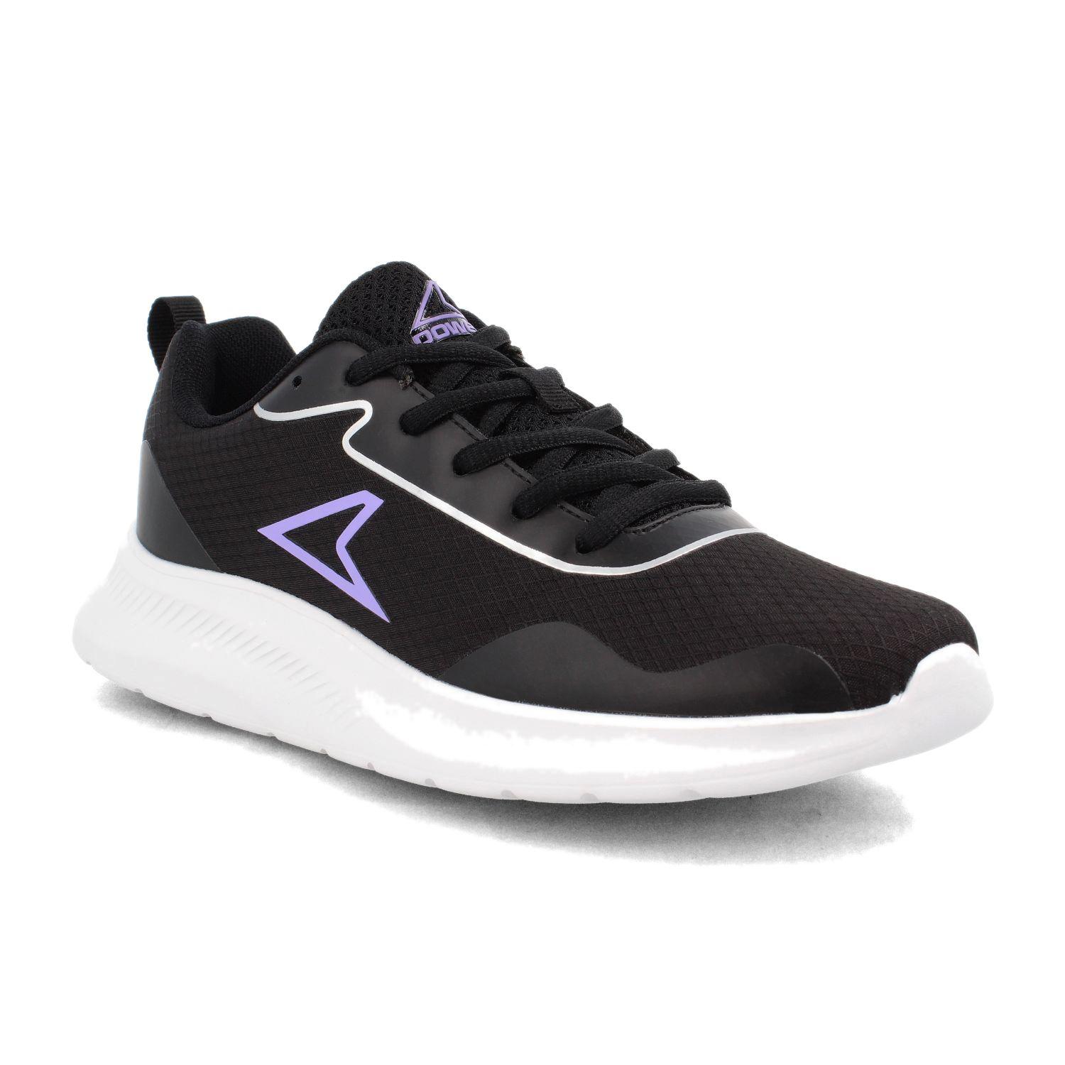 Zapatilla Mujer Power Credo Urban Running Negro-1