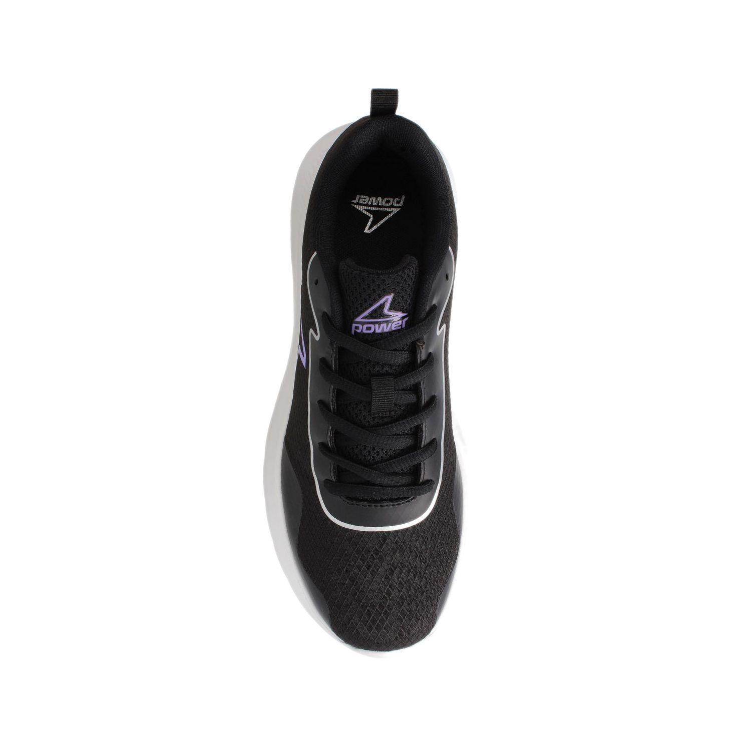 Zapatilla Mujer Power Credo Urban Running Negro-3
