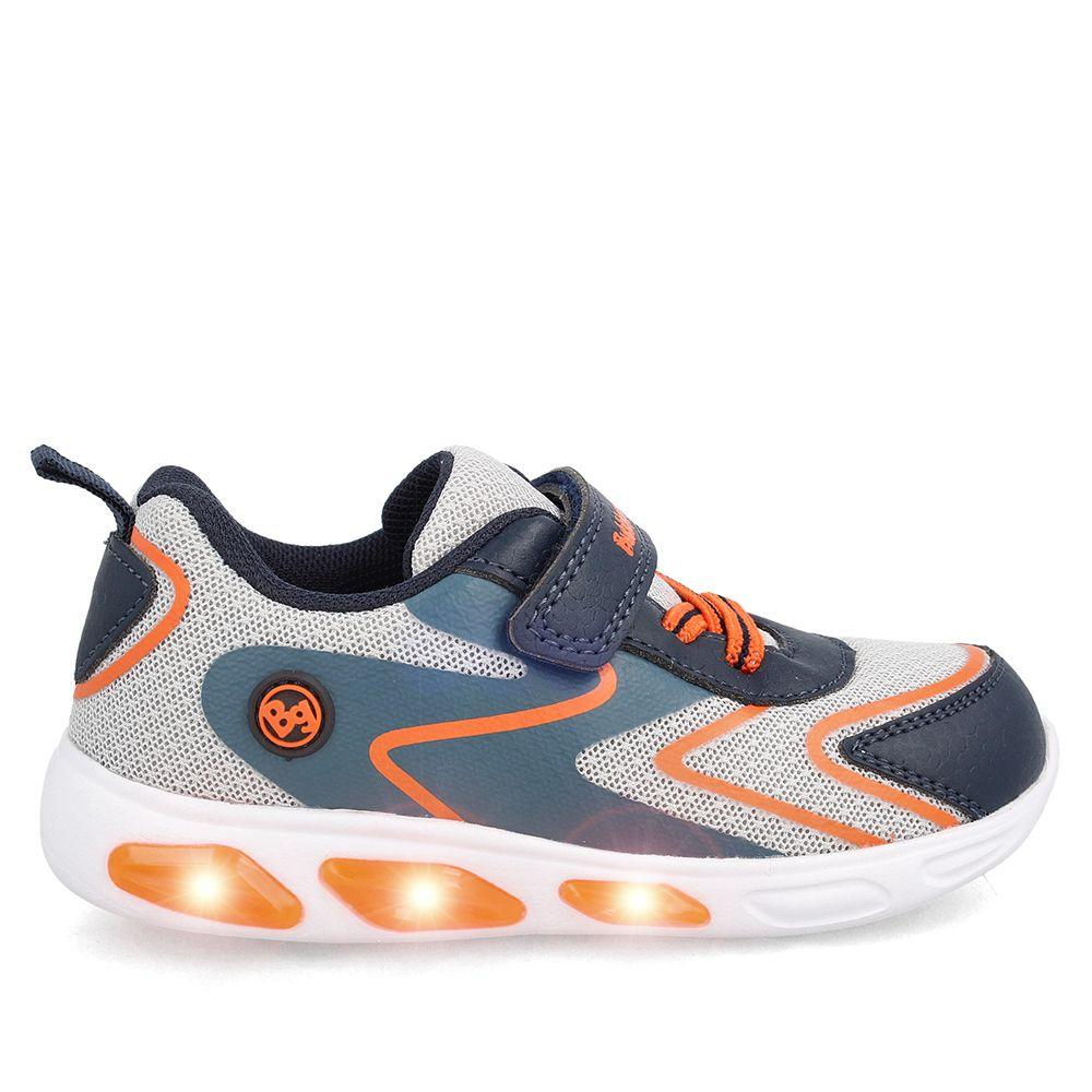 ZAPATILLA NIÑO BUBBLEGUMMERS STRIDE LIGHT GRIS 22-25-7