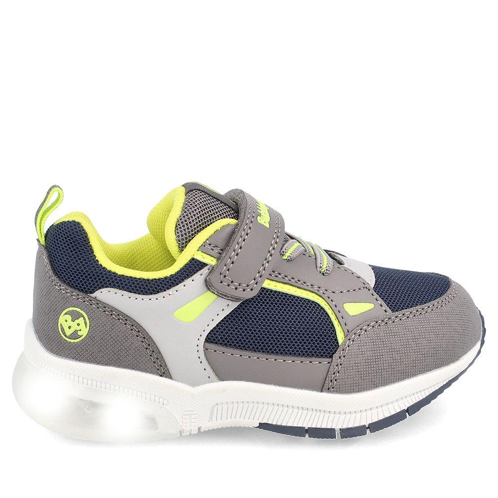 ZAPATILLA NIÑO BUBBLEGUMMERS OCEAN GRIS CLARO 22-25-7