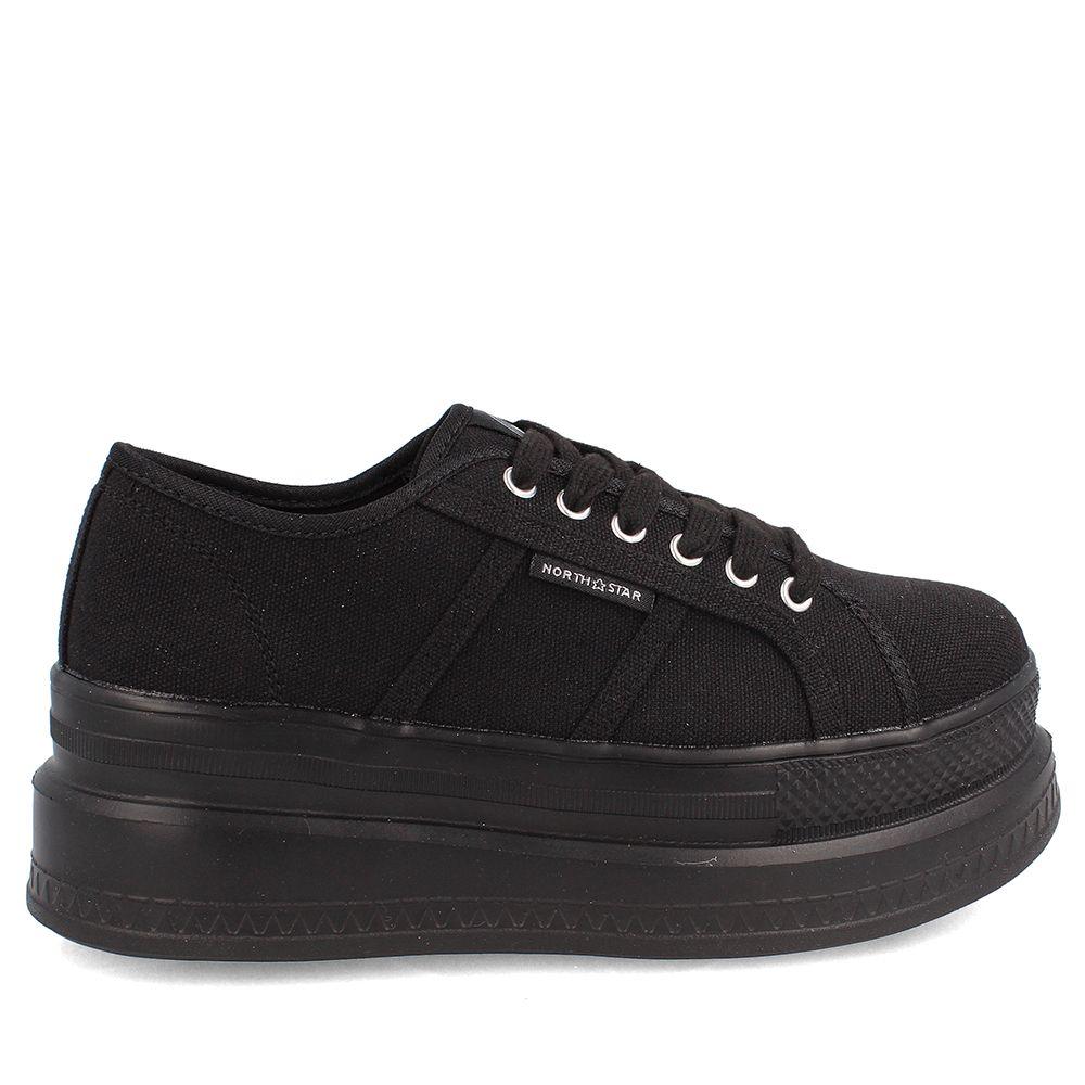 ZAPATILLA MUJER NORTH STAR PLAT NEGRO-4