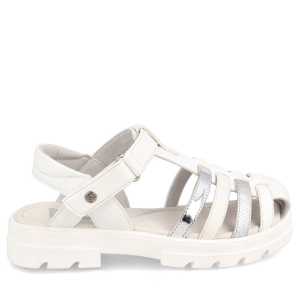 SANDALIA NIÑA BUBBLEGUMMERS MARILU BLANCO 30-33-4