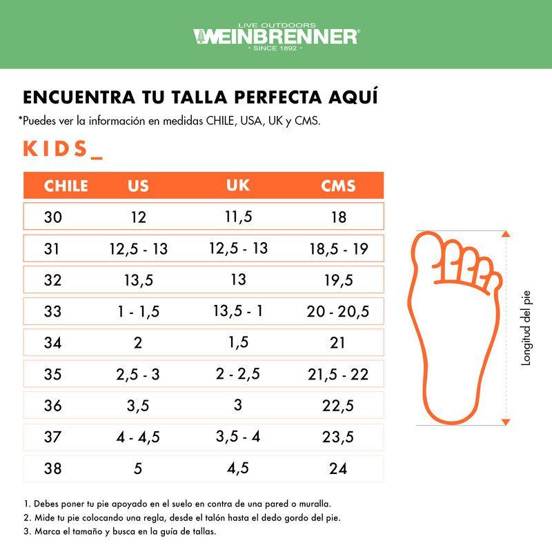 BOTÍN NIÑO WEINBRENNER SHERPI AZÚL MARINO 34-38-8