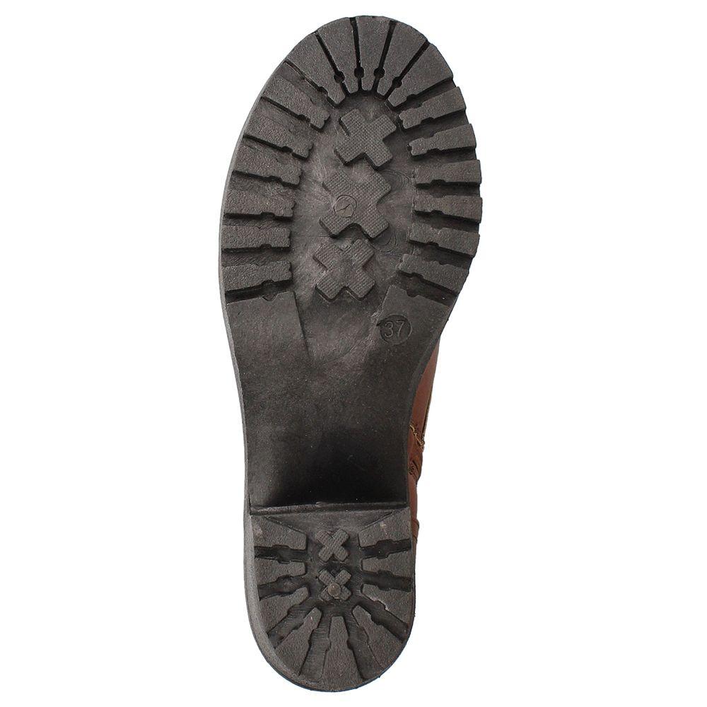Botín Mujer Bata Maru Camel-6