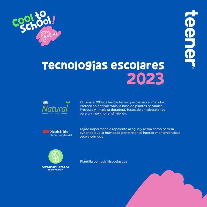 BOTÍN ESCOLAR NIÑO TEENER TRONIC NEGRO 34 - 38-7