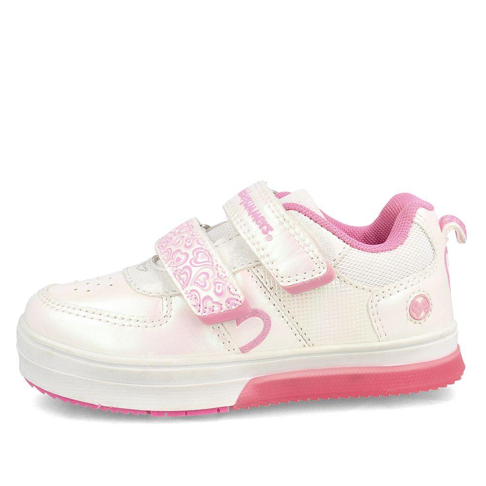 Zapatilla Niña Luces Bubblegummers Neon Rosado-4