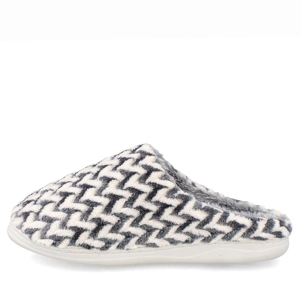 PANTUFLA MUJER BATA LEBU GRIS-1