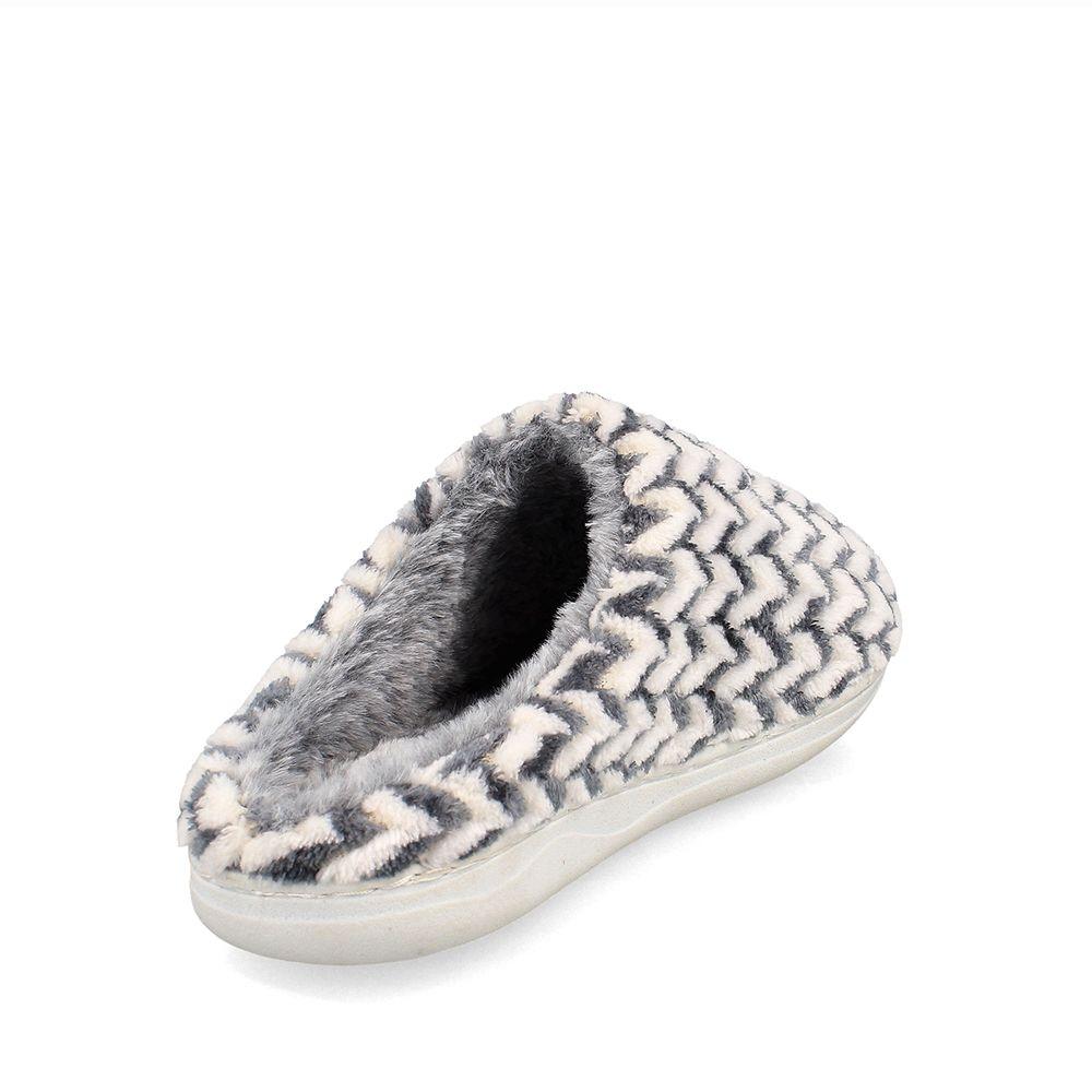 PANTUFLA MUJER BATA LEBU GRIS-3