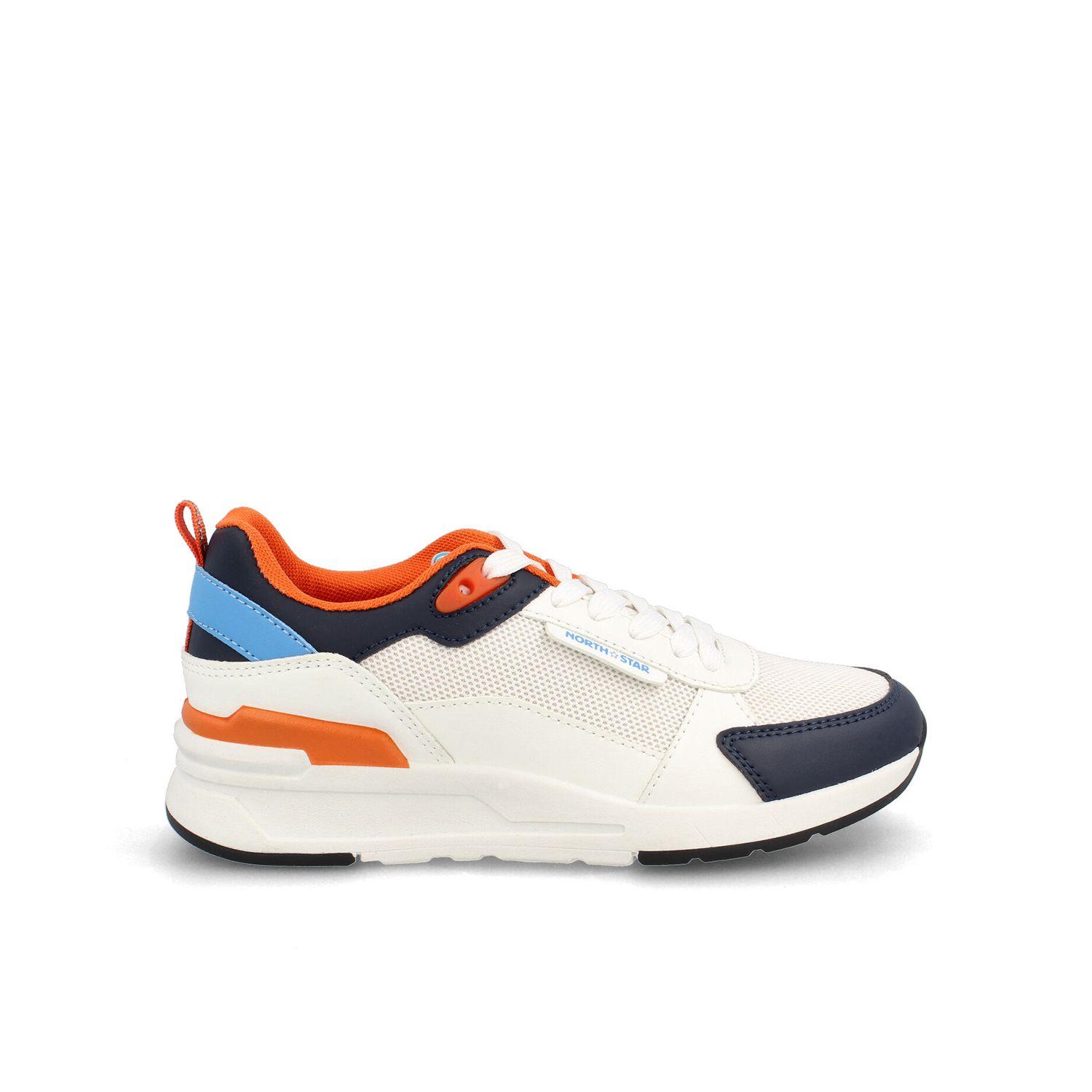 Zapatilla Niño North Star Spot Blanco-Orange-0