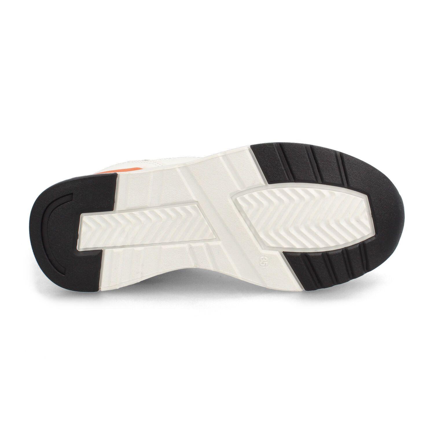 Zapatilla Niño North Star Spot Blanco-Orange-4
