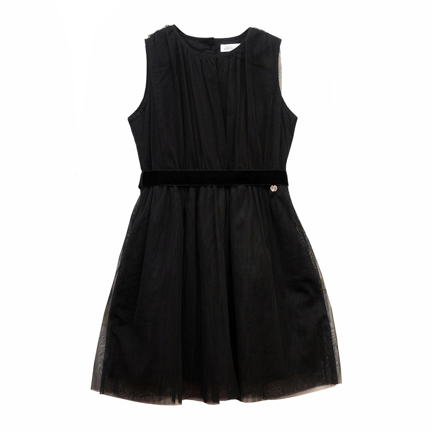 Vestido Niña Bubblegummers Adela Negro Teens-0