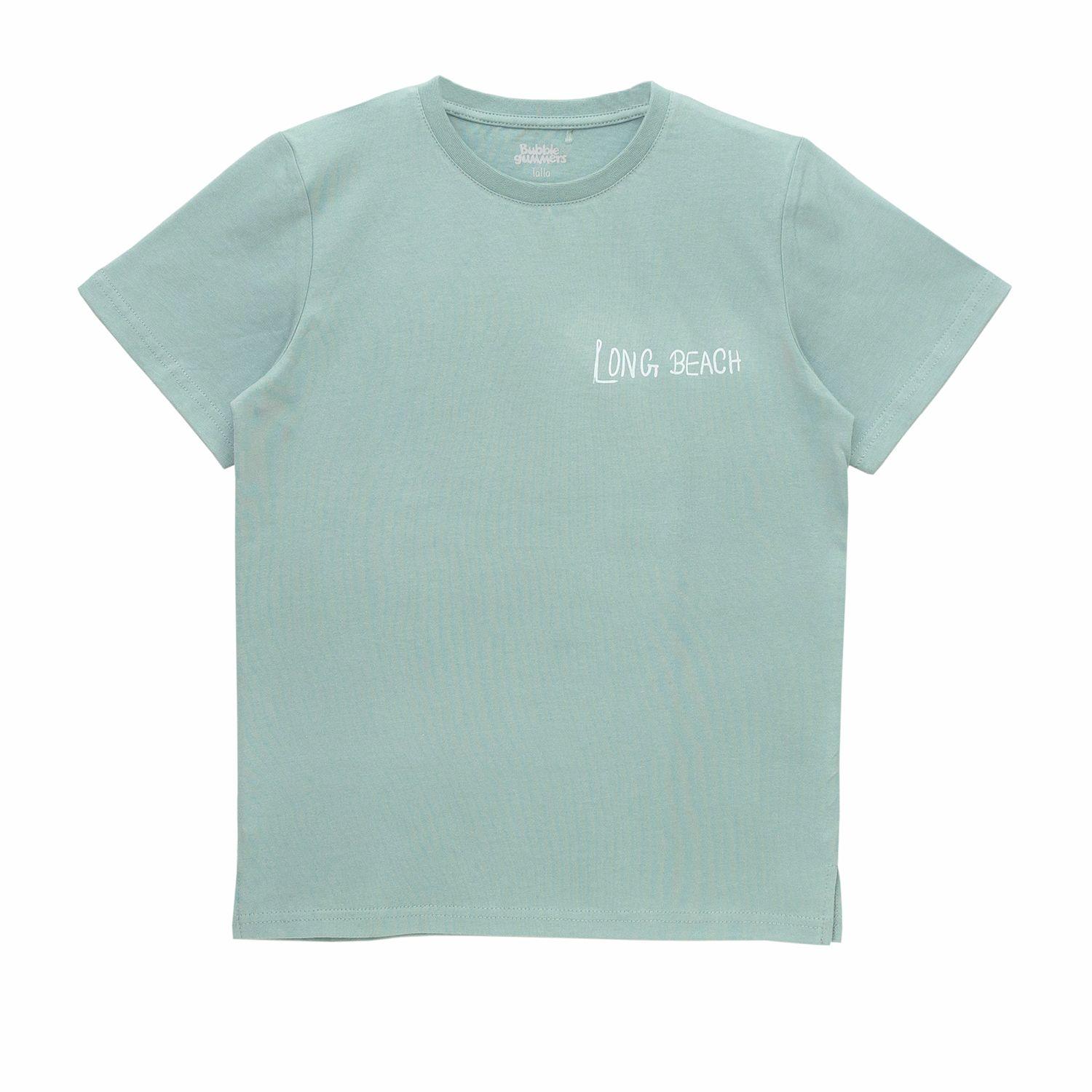 Polera Manga Corta Niño Bubblegummers Pepper Celeste Teens-1