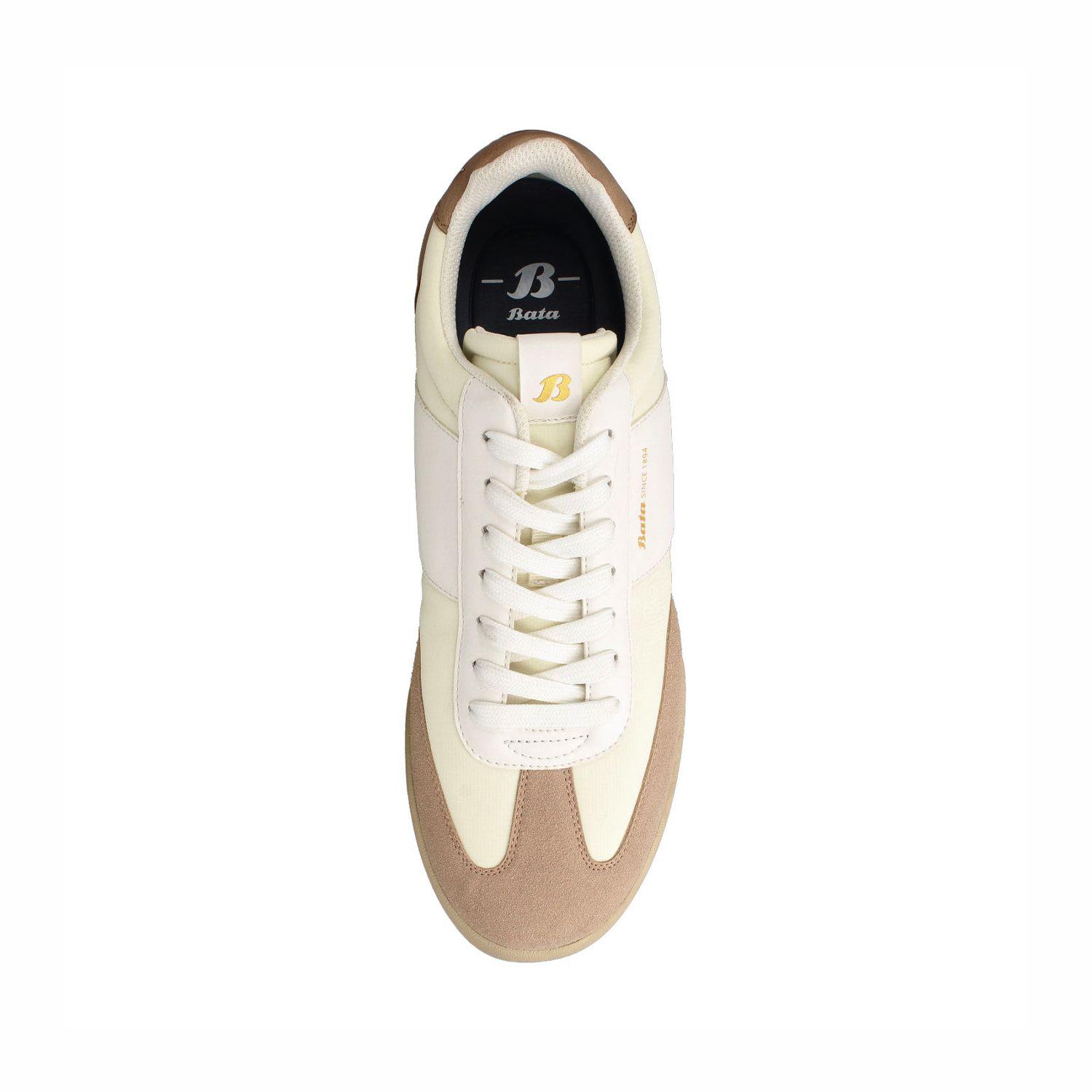 Zapatilla Hombre Bata Lucca Blanco - Beige-3