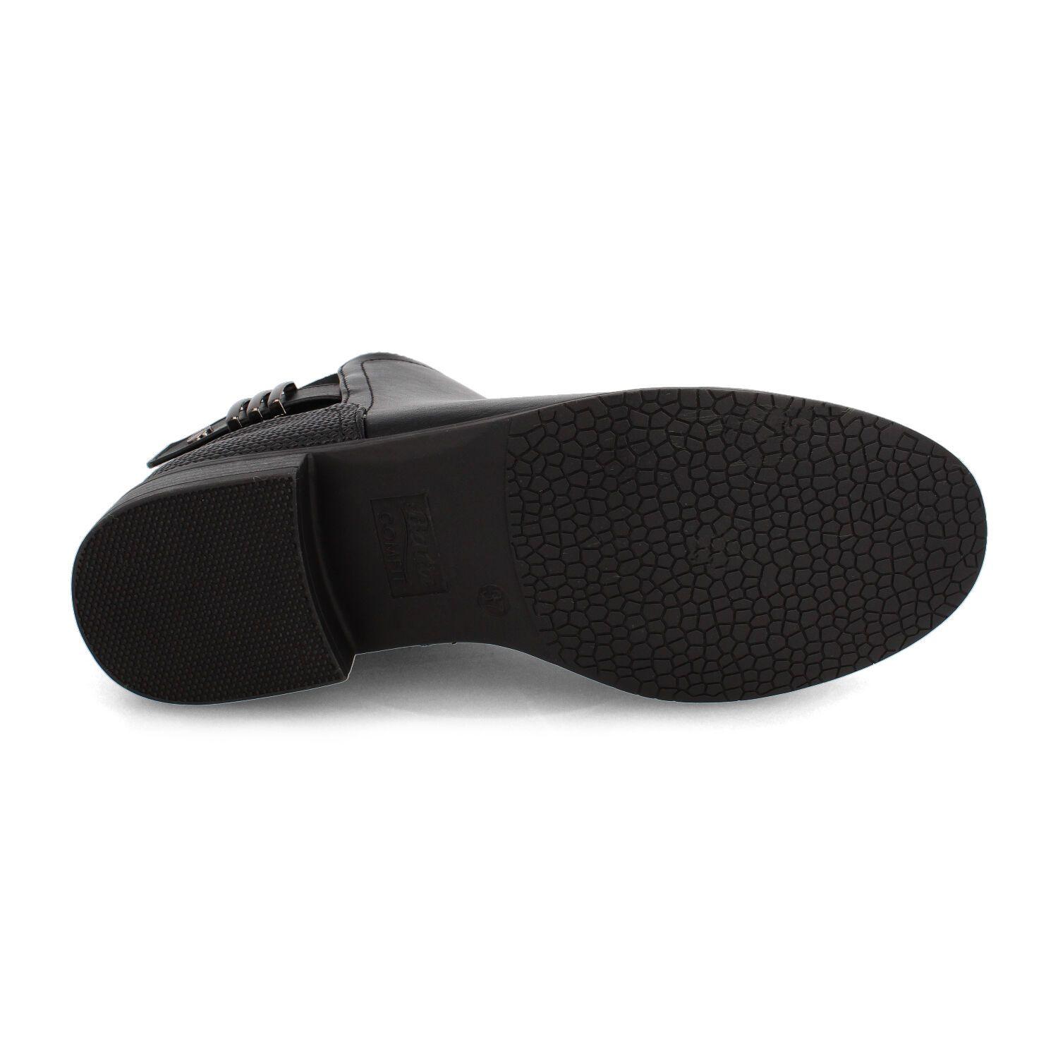 Botín Mujer Bata Comfit Qincy Negro-4