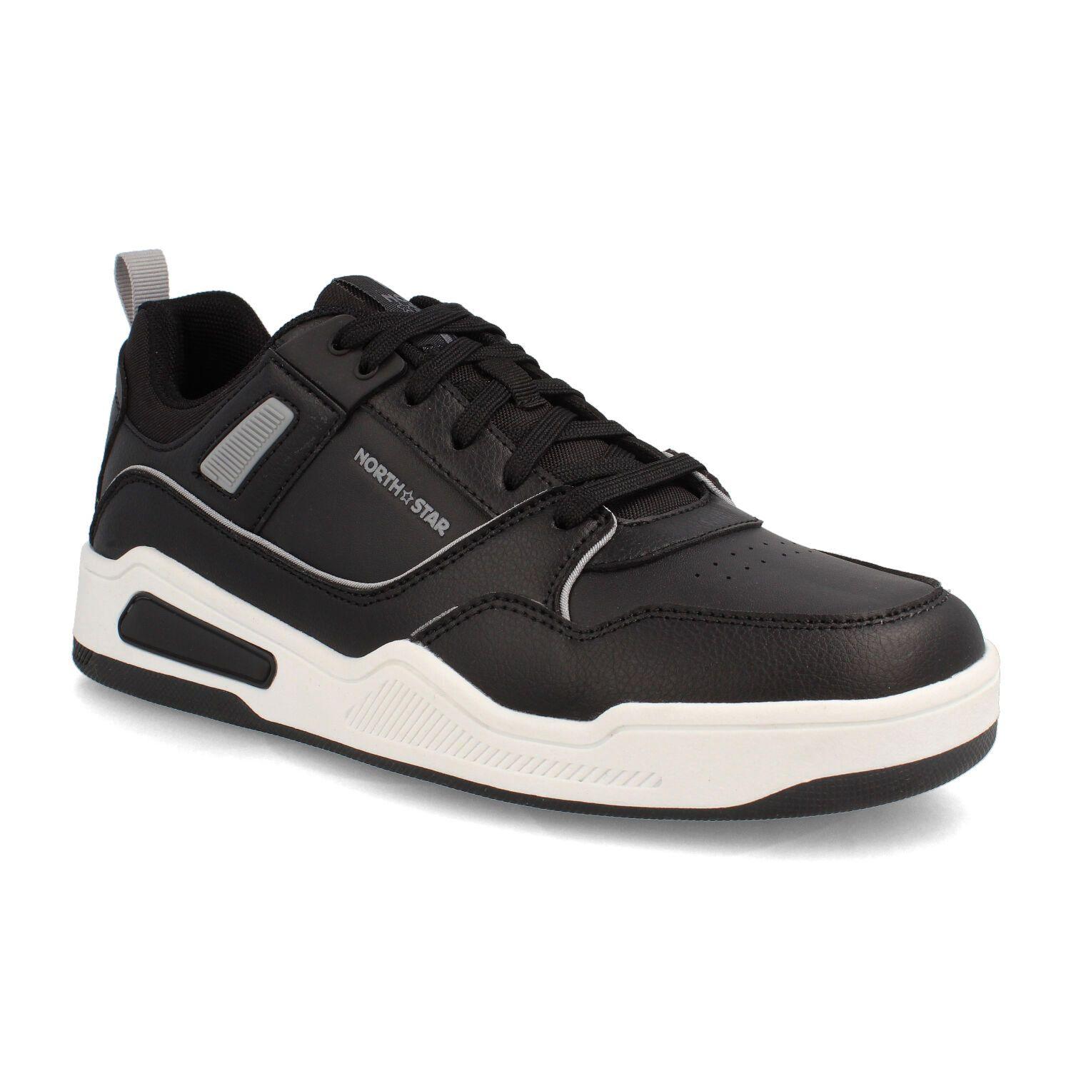 Zapatilla Hombre North Star Court 86 Negro/Blanco-1